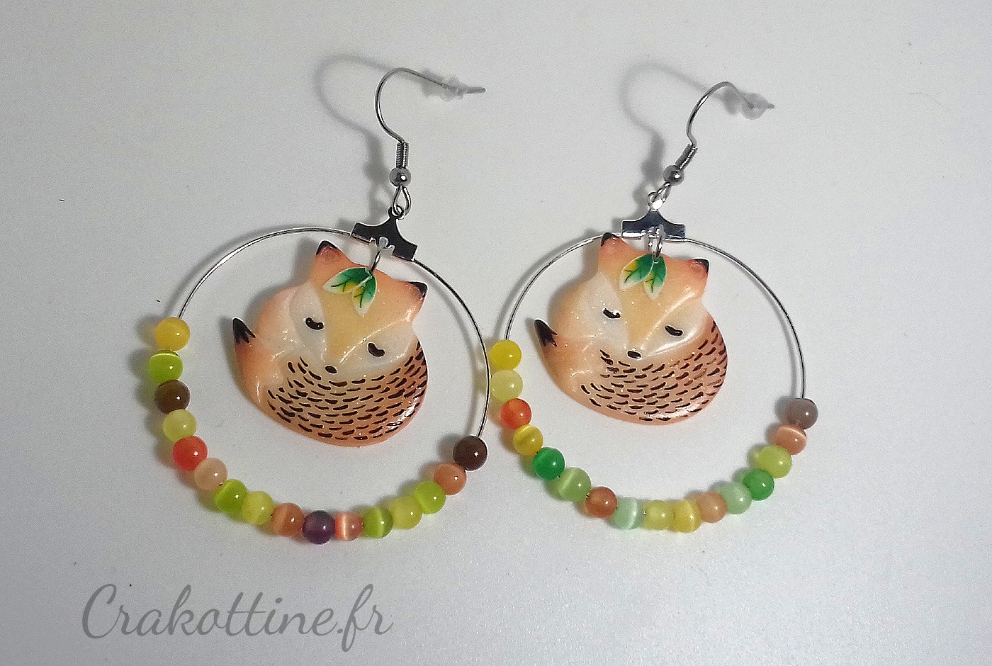 earrings Autumn Fox