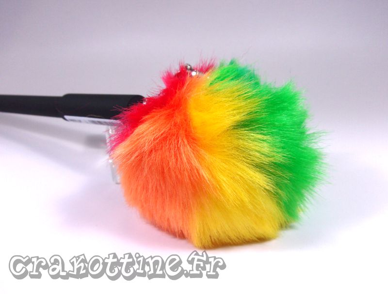Rainbow Plush Ball gel pen gel pen