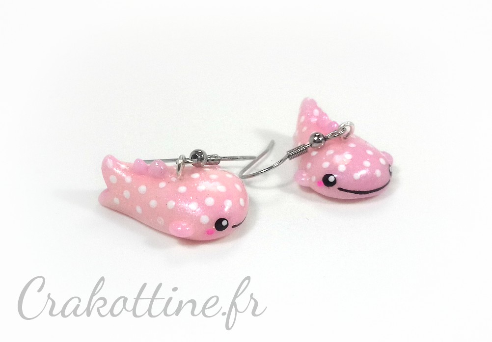earrings Kawaii Whale Shark