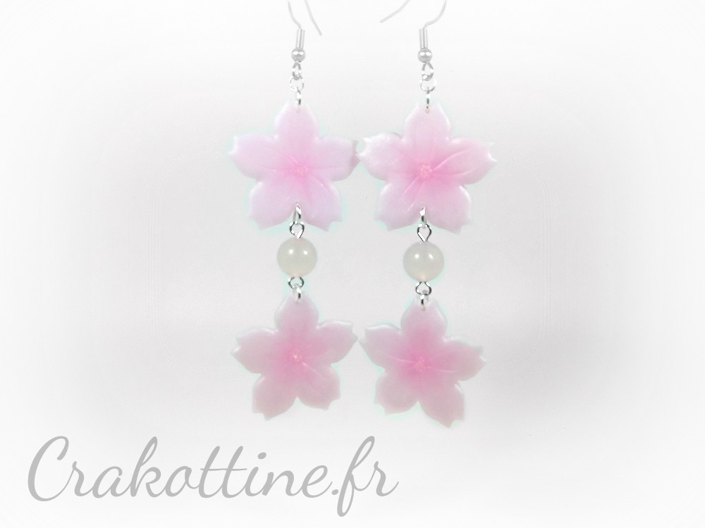 earrings Sakura Pearl