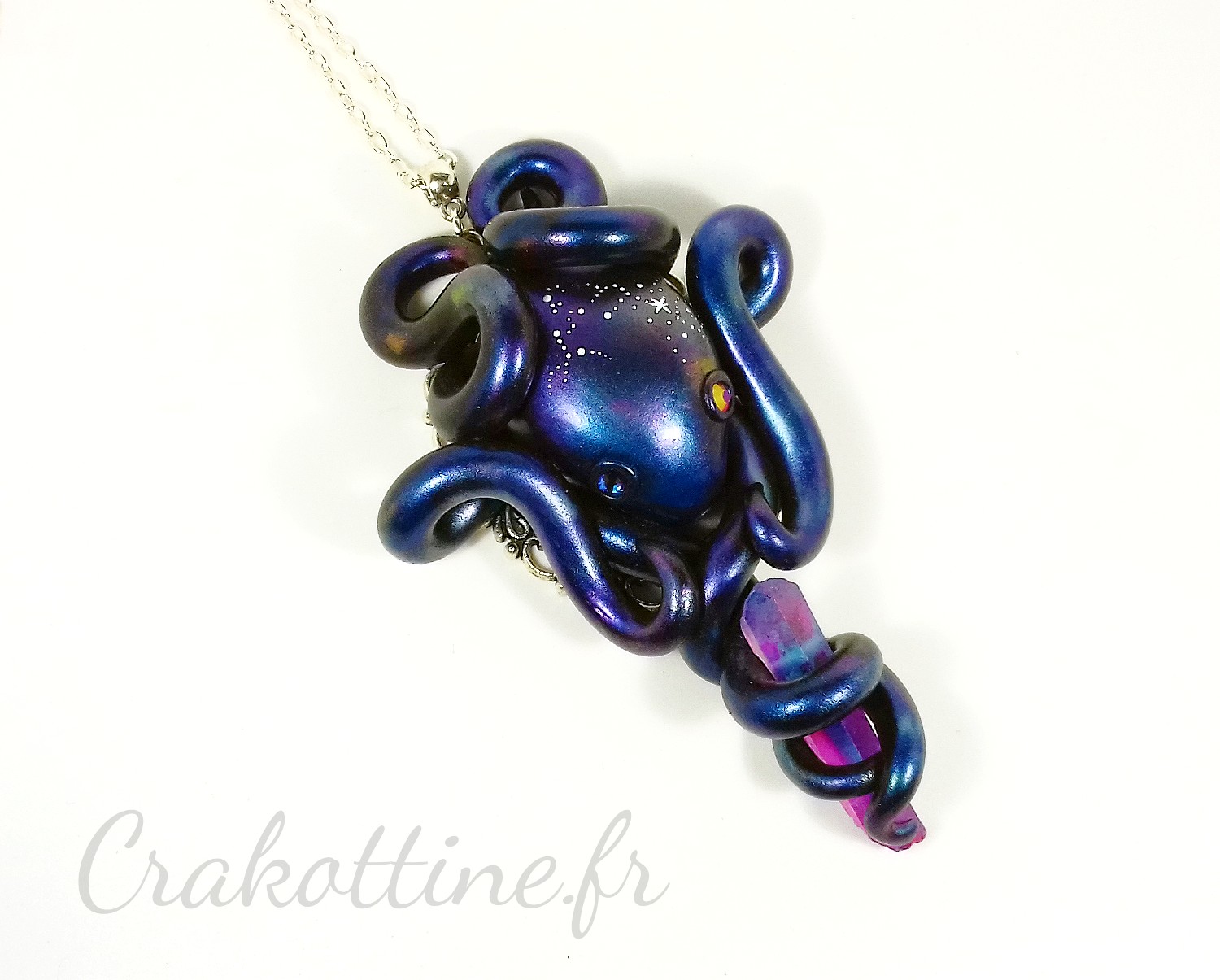 Necklace Octopus Galaxy