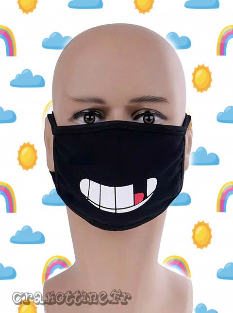 kawaii Lost Tooth Face Mask