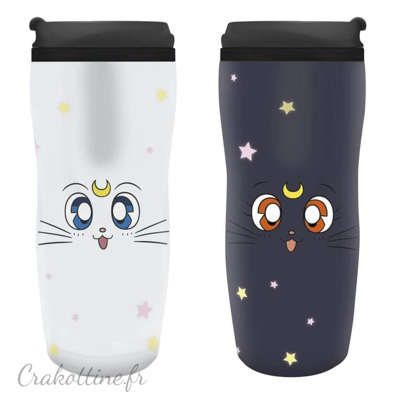 Luna and Artemis travel mug  - Sailor Moon