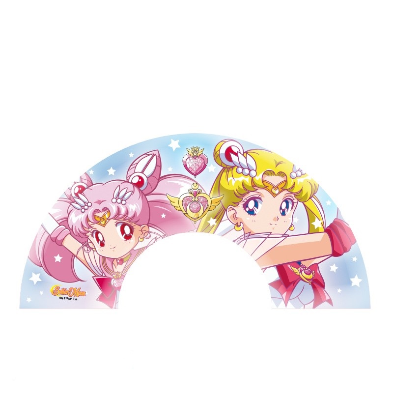 SAILOR MOON - Eventail Sailor Moon et Chibi Moon