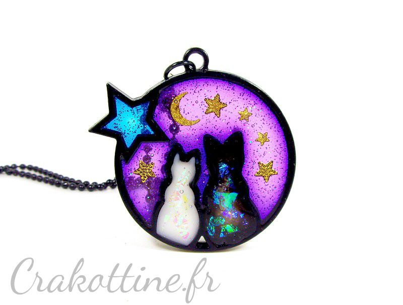 Necklace Cat Of The Moon