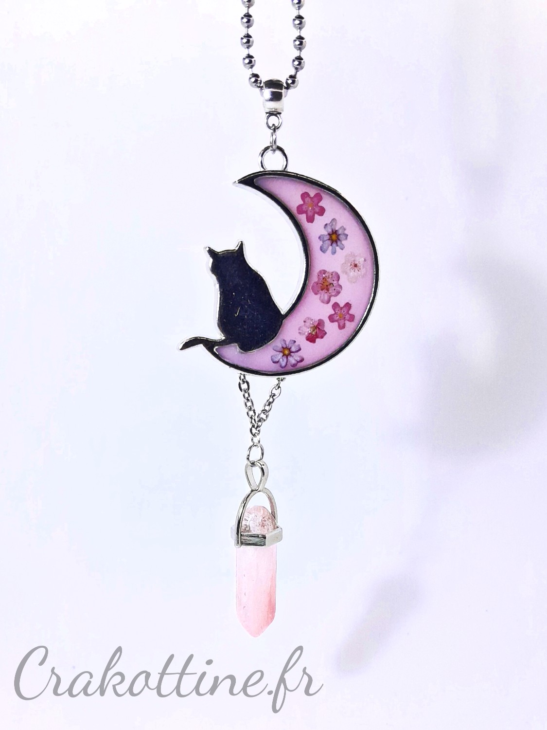 Necklace Pinkish Cute Cat