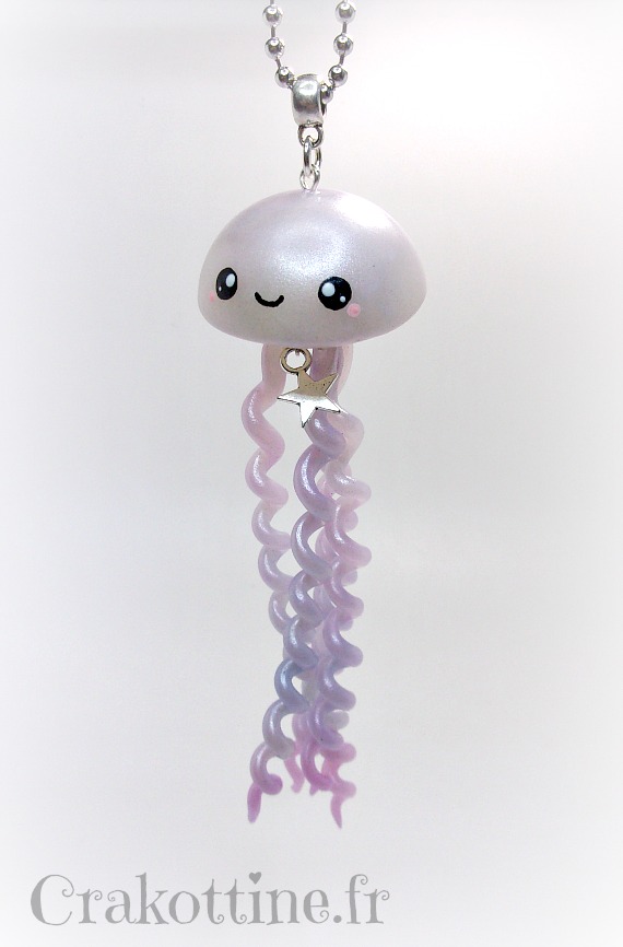 kawaii Jellyfish Halskette