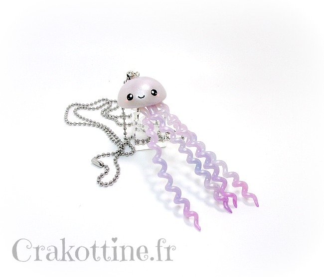 kawaii Jellyfish Halskette