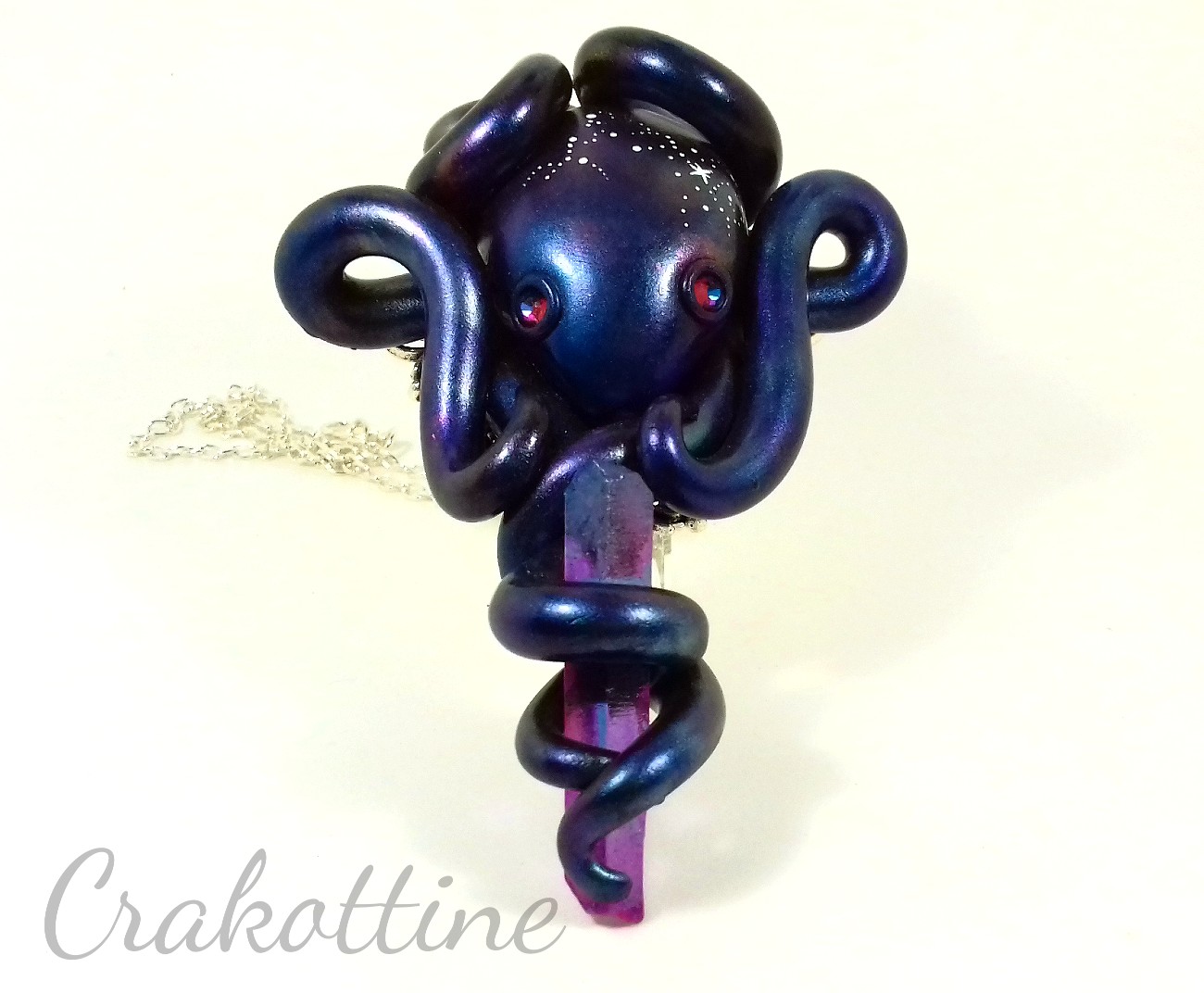 Necklace Octopus Galaxy