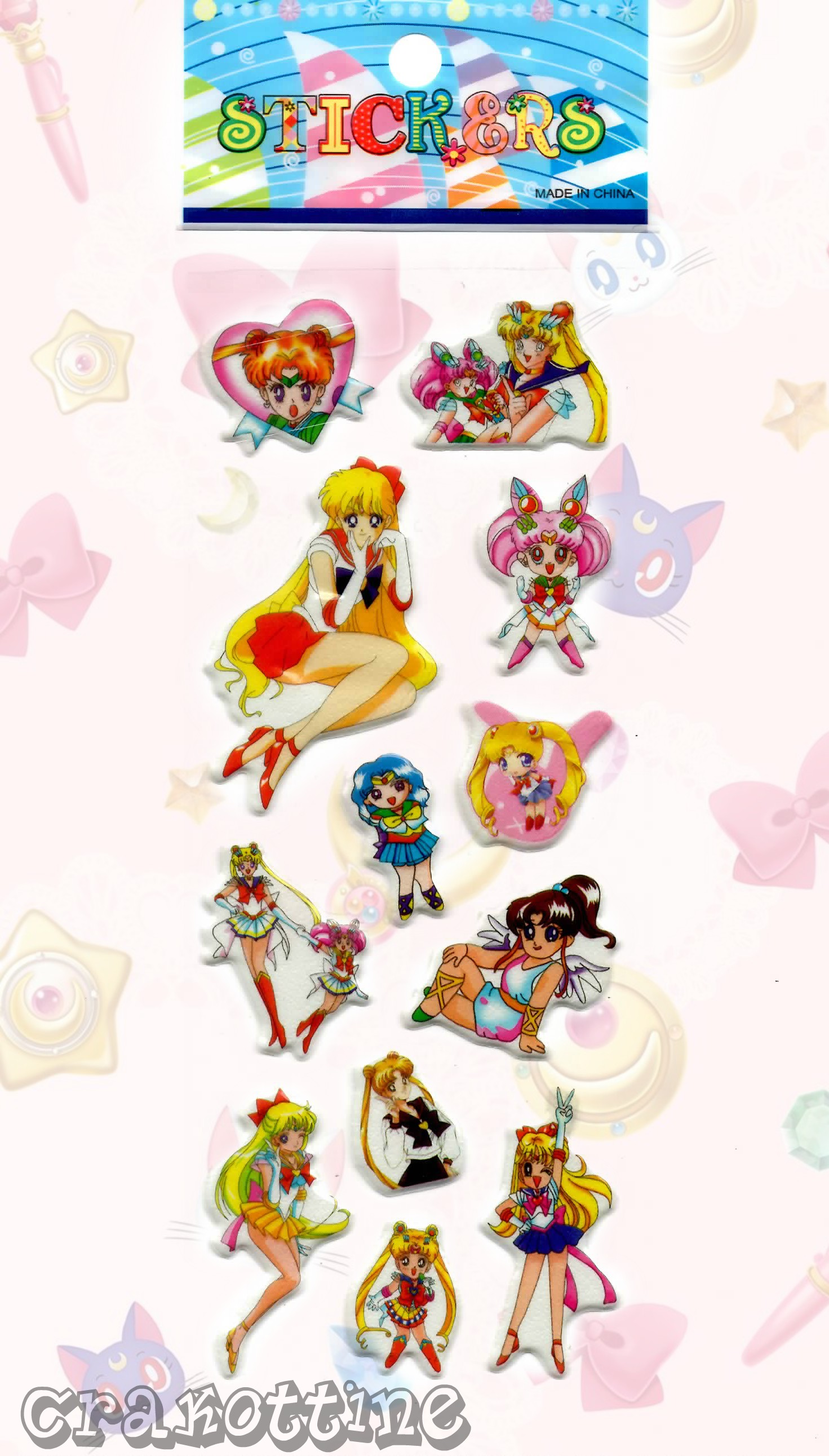 Sticker Sailor Moon 3D