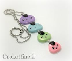 Kawaii onigiri necklace
