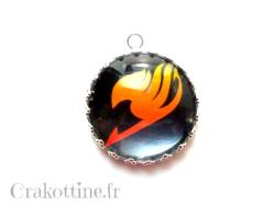 Collier cabochon Fairy tail