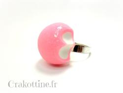 ring pink strawberry crunched