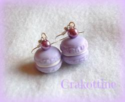 macaroon earrings