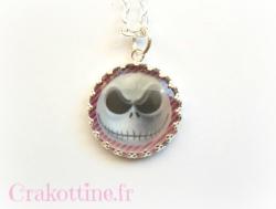 Collier cabochon head of Jack