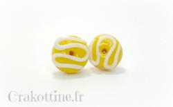 boucle d'oreille Puce yellow donut's