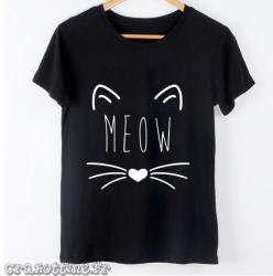 Meow cat Kawaii T-shirt