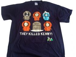T-shirt VINTAGE SOUTH PARK 1998 - They Killed Kenny