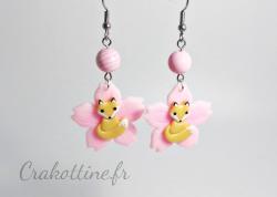 earrings Sakura Kawaii Fox