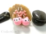Pink Rila-kkuma earrings