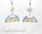 earrings Rainbow Cat