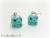 earrings Blue Poulpy Kawaii