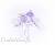 Pendientes  Kawaii Purple Jellyfish
